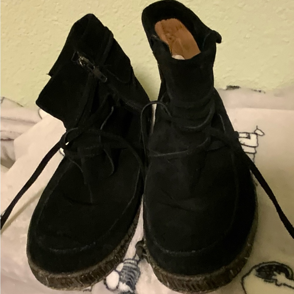 UGG Black Suede Moccasins Like New